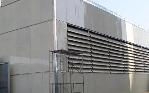石家莊天山銀河廣場(chǎng)A座樓頂空氣源熱泵機組減震降噪